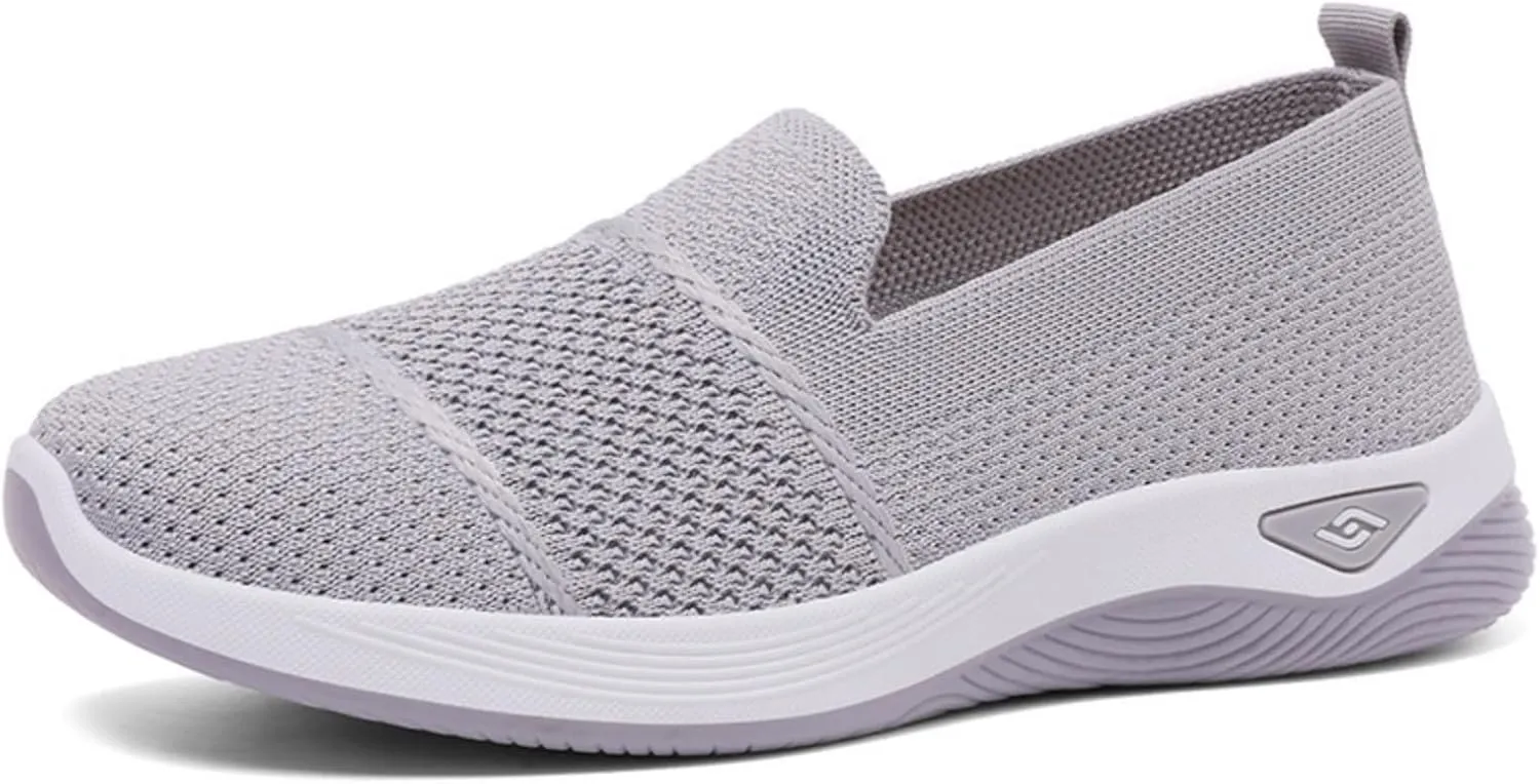 Womens Hollow Out Walking Shoes Non-Slip Adjustable Breathable Walking Shoe Comfortable Casual Athletic Sneakers Barefoot Casual Nurse Shoes Buffer Fitness Nursing Orthopedic Sneaker