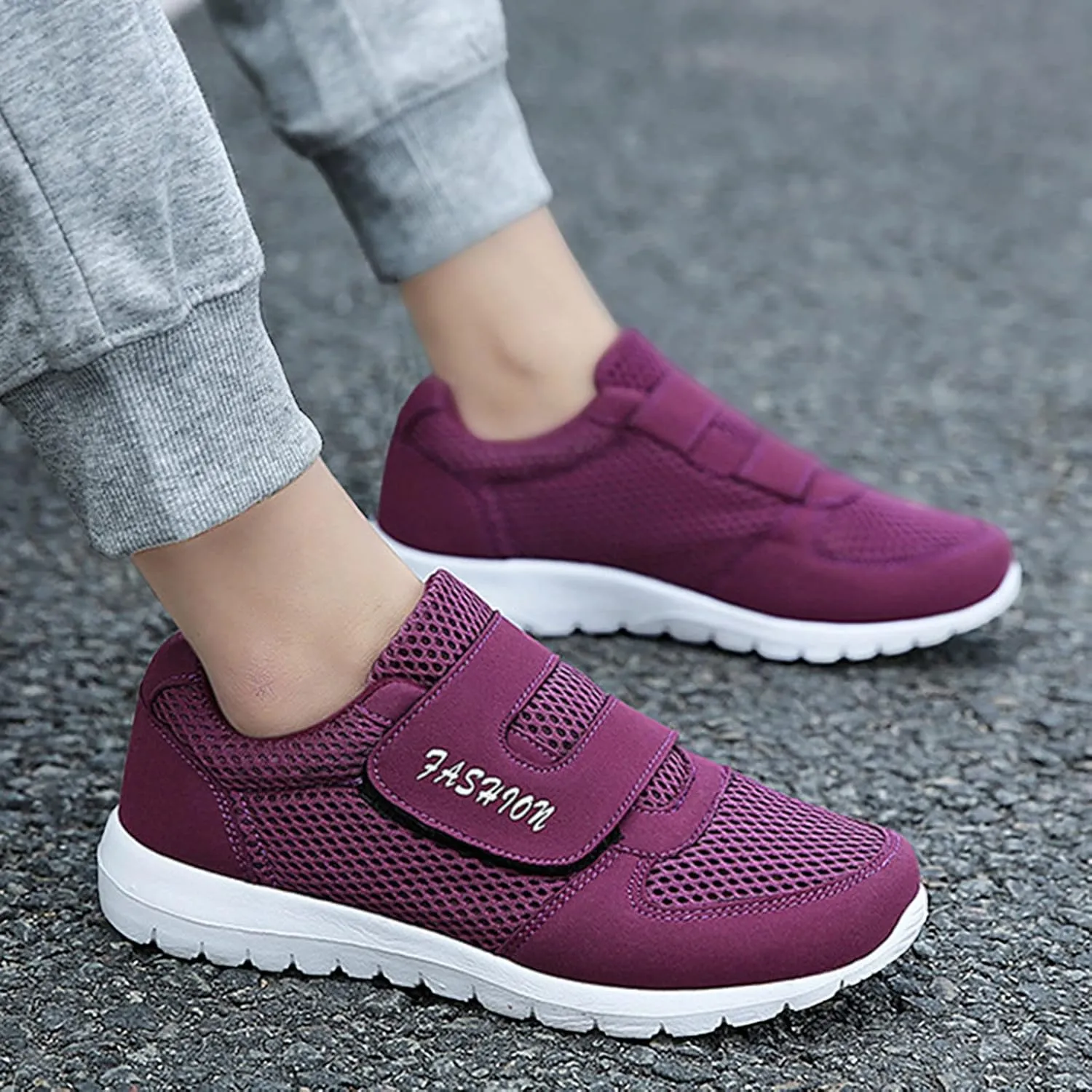 Women's Lightweight Walking Tennis Shoes Lightweight Comfort Casual Workout Sneakers Lightweight Elderly Shoe
