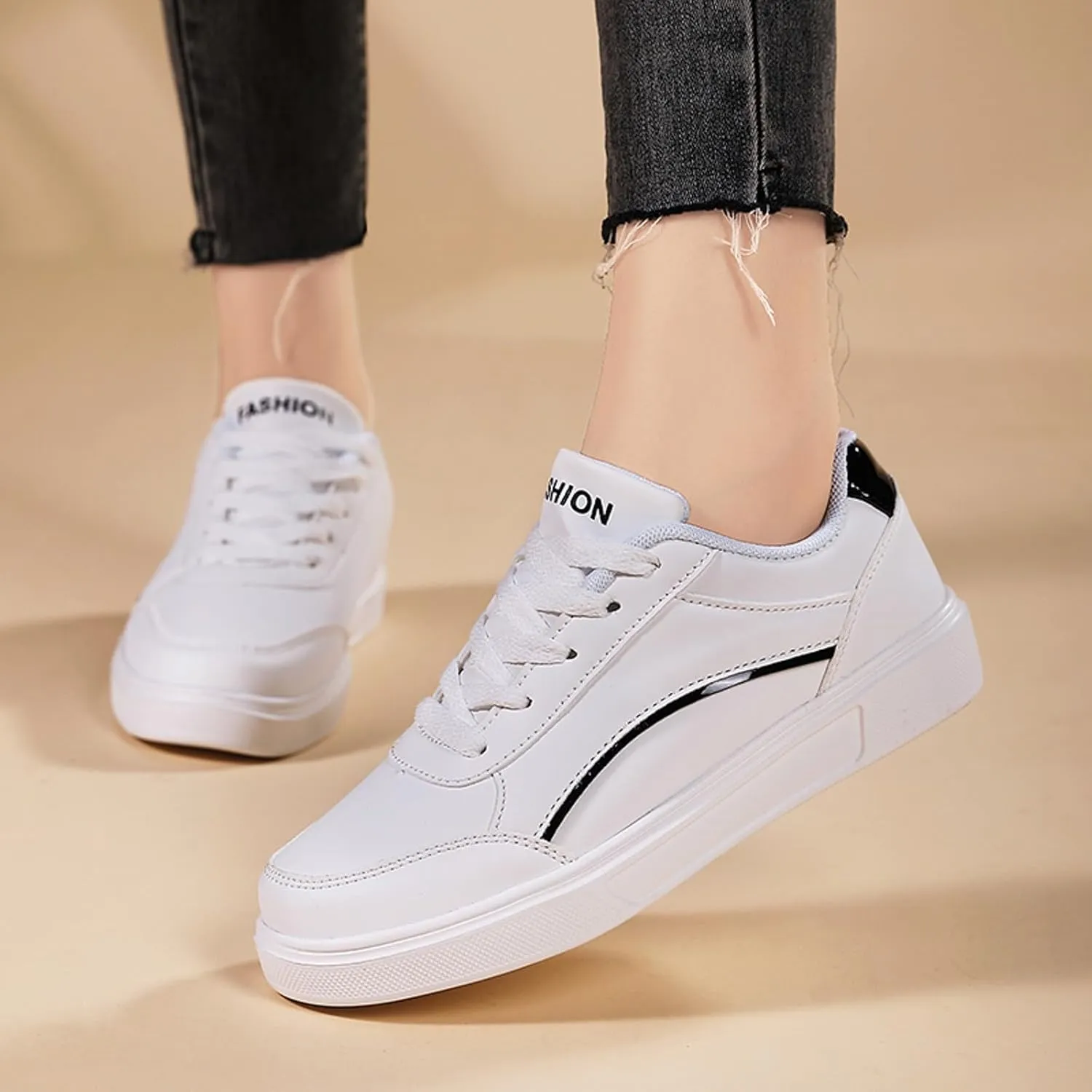 Womens Mesh Orthopedic Sneakers White Womens Tennis Shoes Low Top Casual Sneakers for Women Gym Shoes for Women