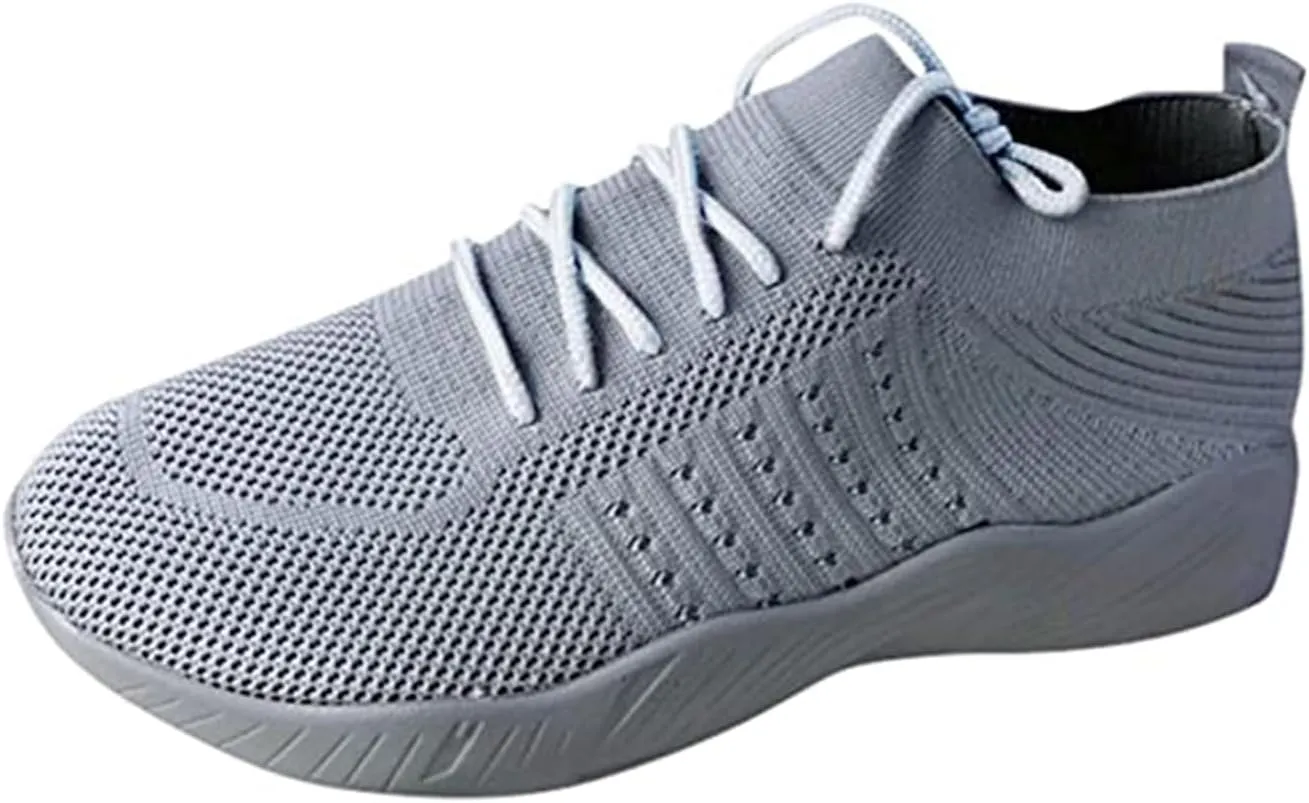 Womens Orthofeet Orthopedic Knit Kita Hands Free Bowling Comfortable Walking Slip Mesh Platform Cute Tennis Sock Sneakers