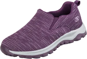 Women's Orthopedic Shoes with Adjustable Strap Slip on Orthopaedic Walking Sneakers Minimalist Zero Drop Shoe