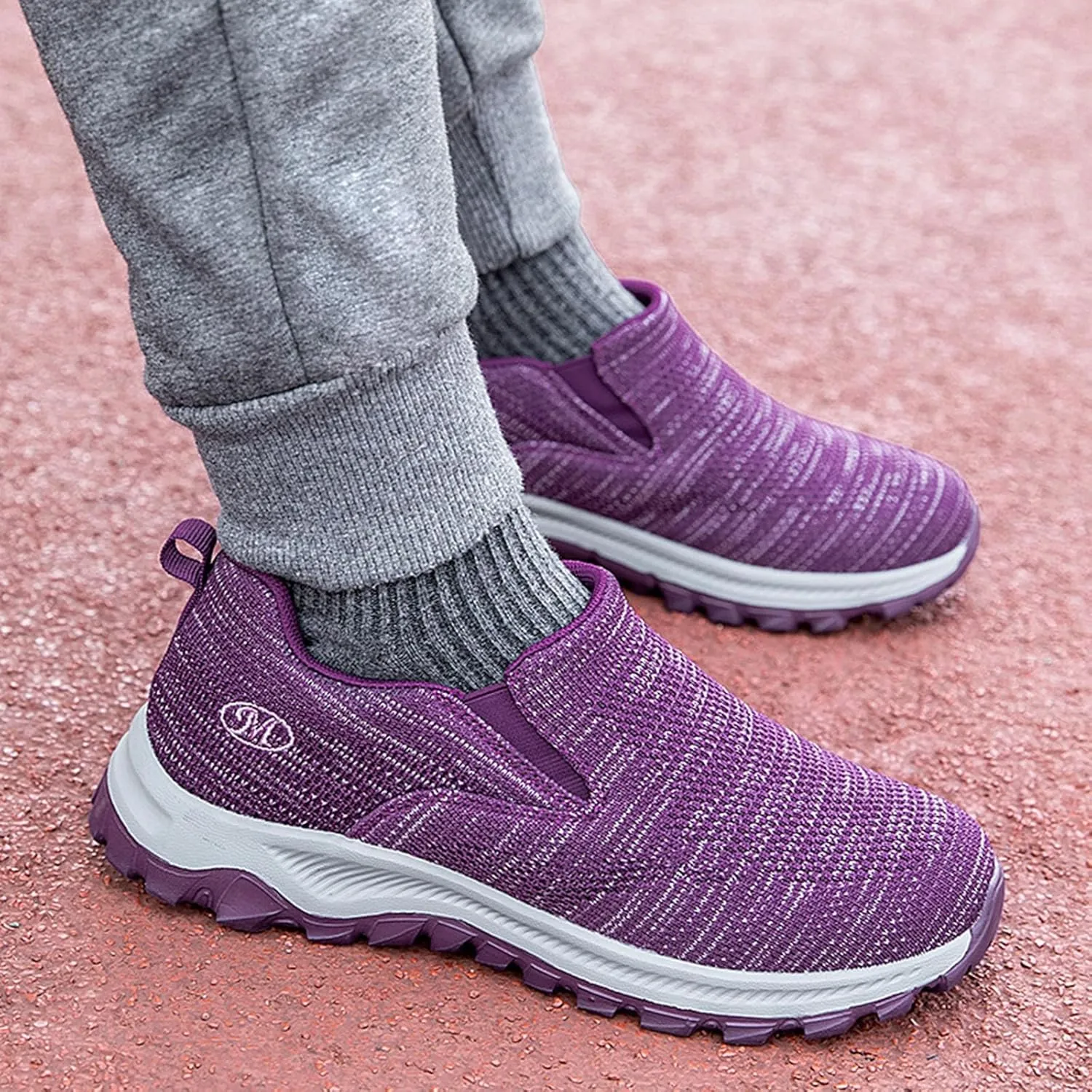 Women's Orthopedic Shoes with Adjustable Strap Slip on Orthopaedic Walking Sneakers Minimalist Zero Drop Shoe