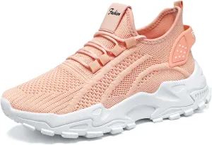 Women's Orthopedic Slip On Walking Shoes Air Cushion Walking Shoes Comfort Loafers Wide Fit Breathable Mesh Sneakers Lightweight Soft Casual Sneaker Workout Work Shoe