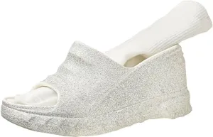Women's Platform Wedge Slip On Sandals Comfortable Memory Foam Slippers Flat Slope Heel Sandals