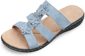 Women's Sandal Womens Memory Foam Slippers Open Toed