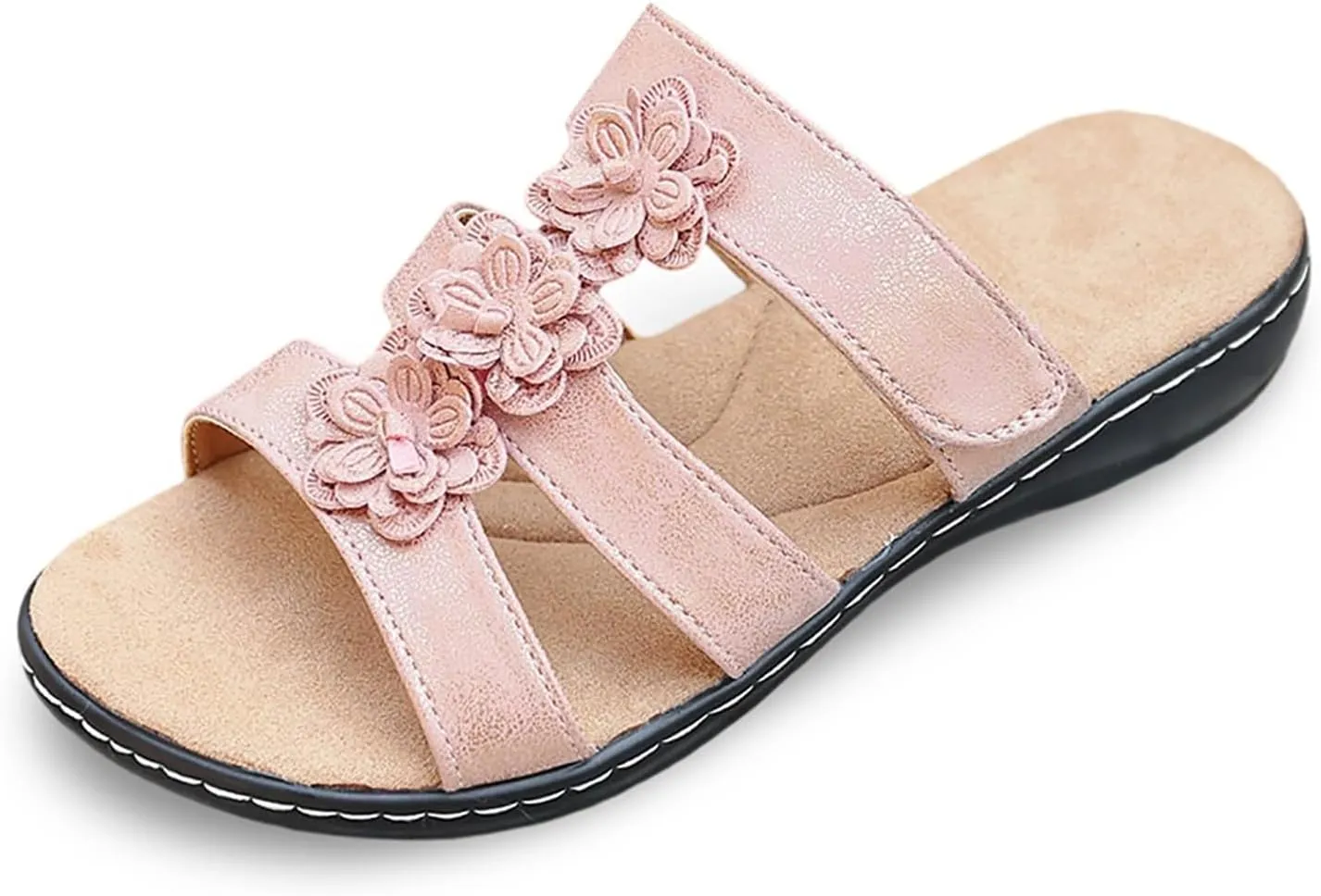 Women's Sandal Womens Memory Foam Slippers Open Toed