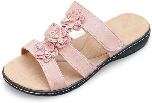 Women's Sandal Womens Memory Foam Slippers Open Toed