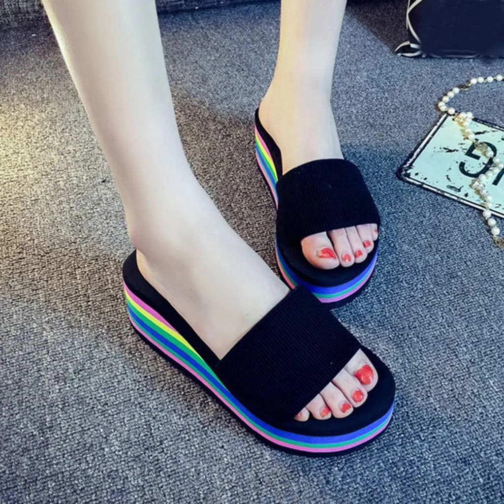 Women's Sandals Summer Beach Dressy Sandals Orthopedic Wedges Flip Flops Arch Support Sandals Walking Platform Slippers