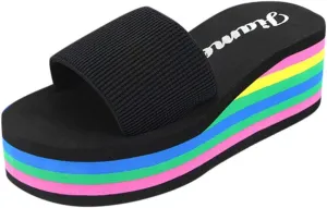 Women's Sandals Summer Beach Dressy Sandals Orthopedic Wedges Flip Flops Arch Support Sandals Walking Platform Slippers