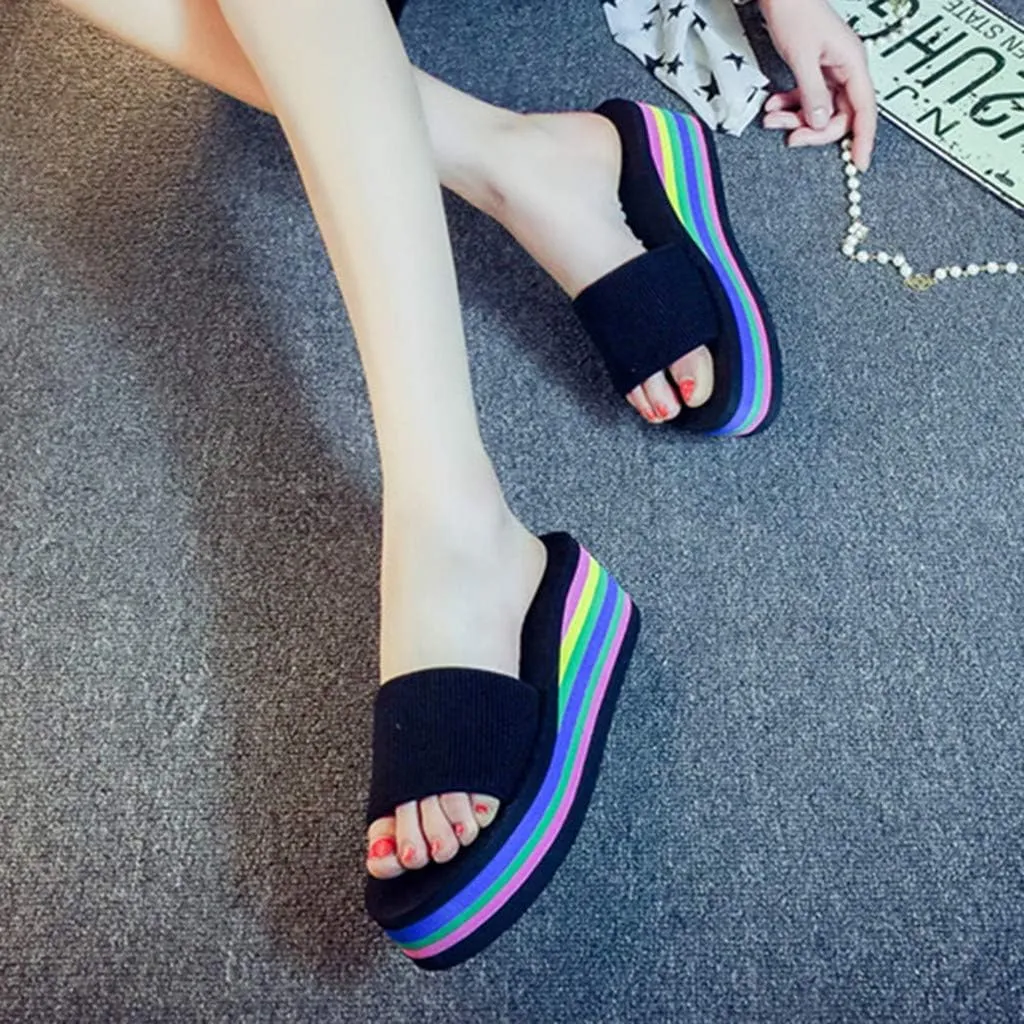 Women's Sandals Summer Beach Dressy Sandals Orthopedic Wedges Flip Flops Arch Support Sandals Walking Platform Slippers