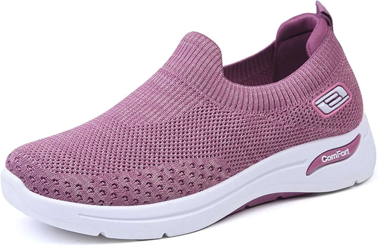 Womens Slip On Running Shoes Gym Workout Shoes Fashion Sneakers Athletic Tennis Sports Shoe Lightweight Breathable Fashion Casual Athletic Workout Walking Sneaker