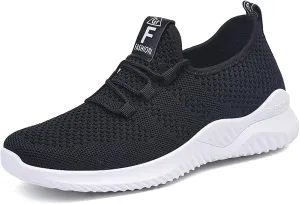 Women's Slip On Walking Shoes Lightweight Breathable Walking Sneakers Non-Slip Tennis Gym Workout Athletic Shoes Wide Toe Wide Width Sneakers Air Cushion Road Running Shoe Comfort Work Sneaker
