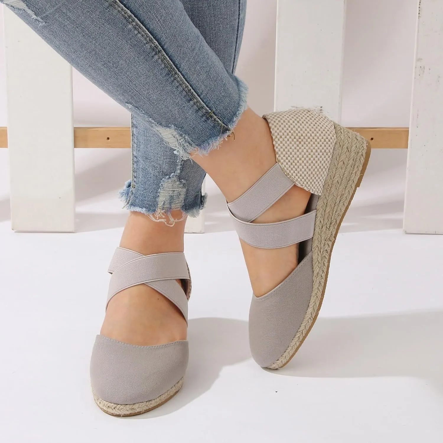 Women's Temperament Platform Sandals Arch Support Sandals Casual Non Slip Wedge Sandals Women's Platform Sandals