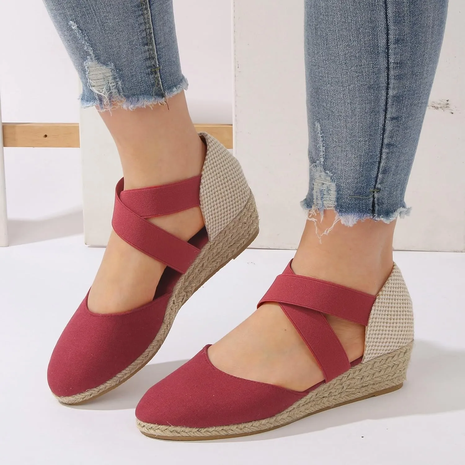 Women's Temperament Platform Sandals Arch Support Sandals Casual Non Slip Wedge Sandals Women's Platform Sandals