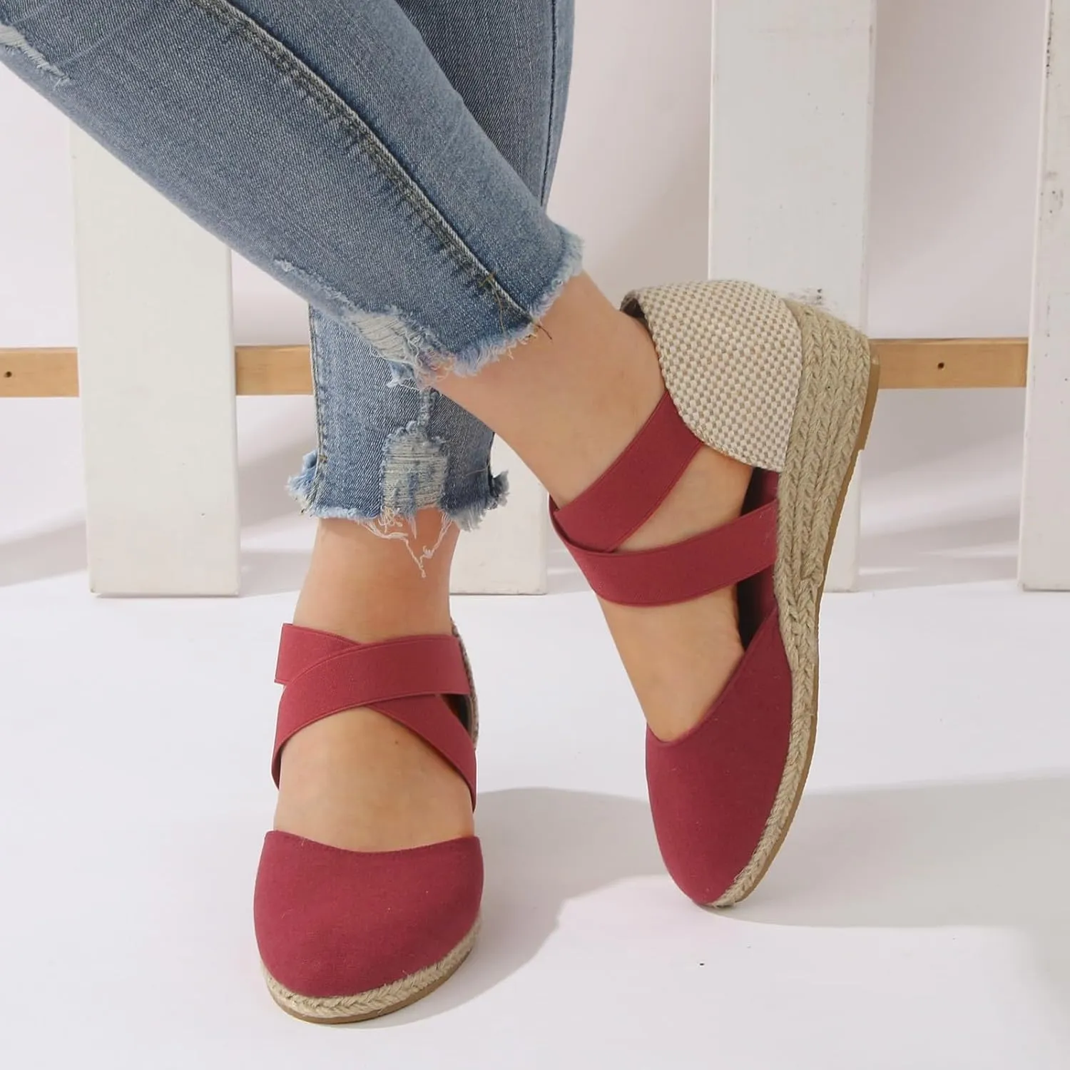 Women's Temperament Platform Sandals Arch Support Sandals Casual Non Slip Wedge Sandals Women's Platform Sandals
