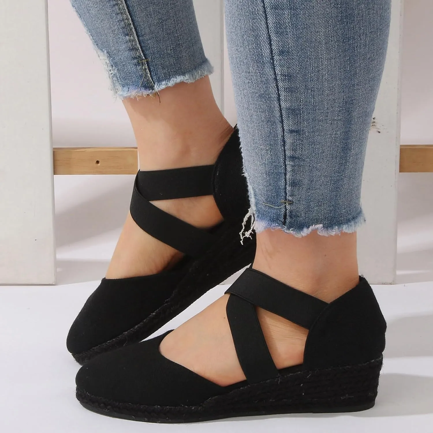 Women's Temperament Platform Sandals Arch Support Sandals Casual Non Slip Wedge Sandals Women's Platform Sandals