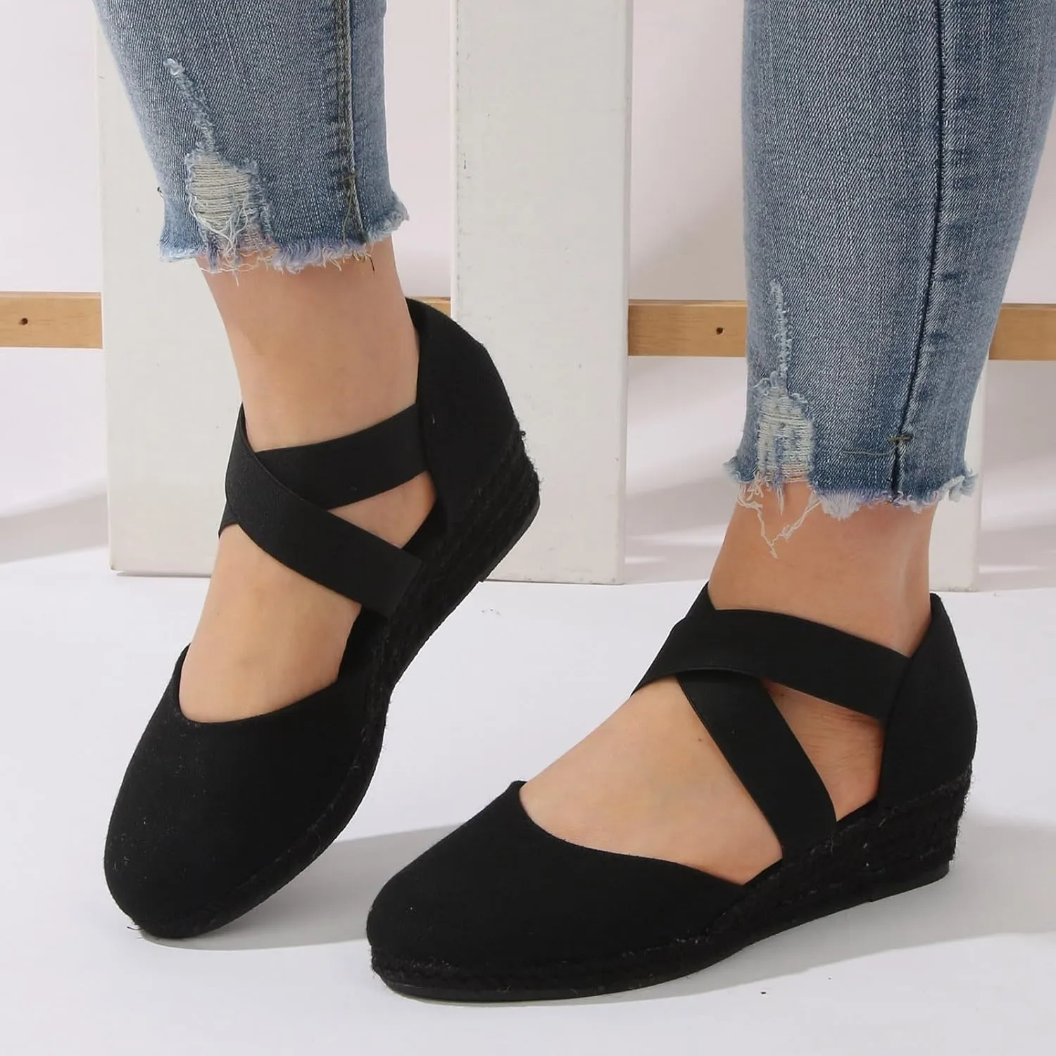 Women's Temperament Platform Sandals Arch Support Sandals Casual Non Slip Wedge Sandals Women's Platform Sandals