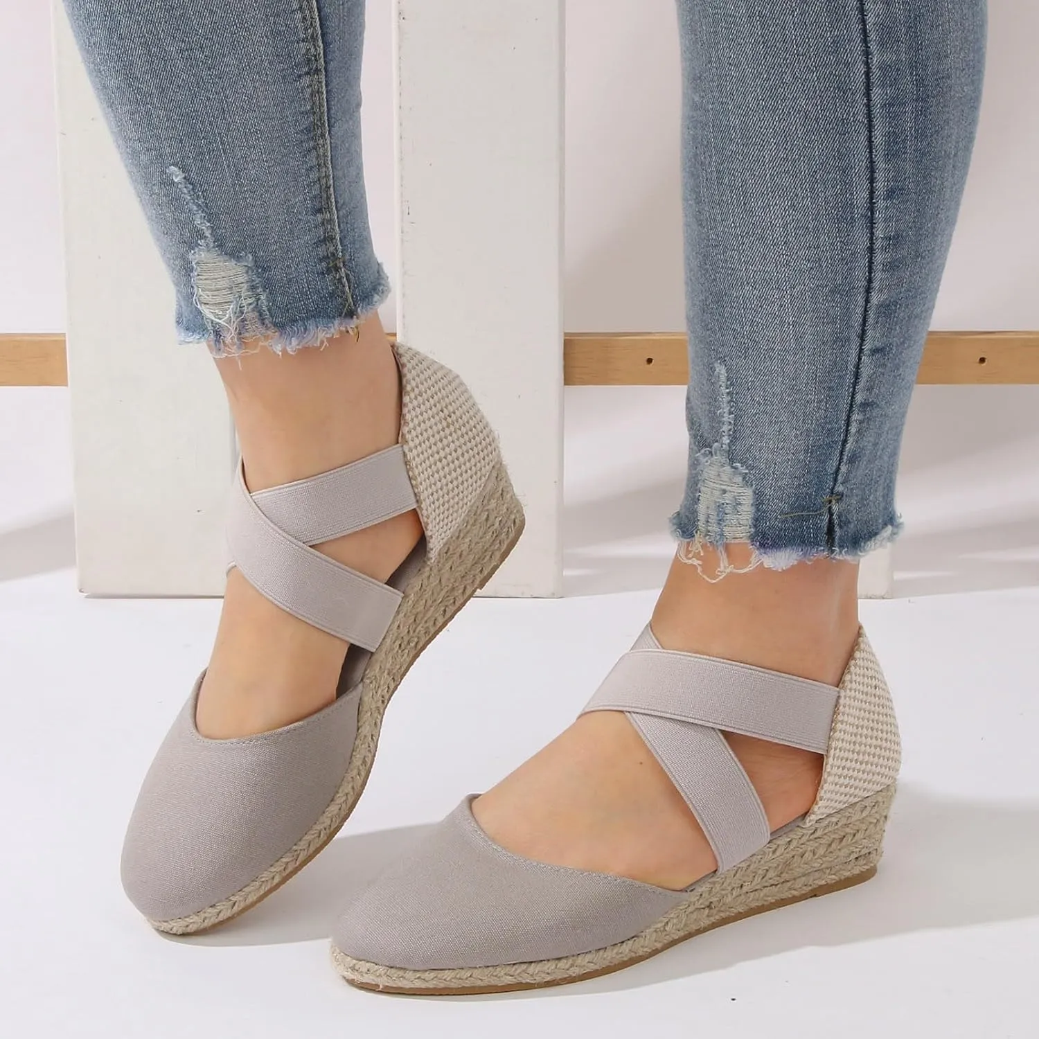 Women's Temperament Platform Sandals Arch Support Sandals Casual Non Slip Wedge Sandals Women's Platform Sandals
