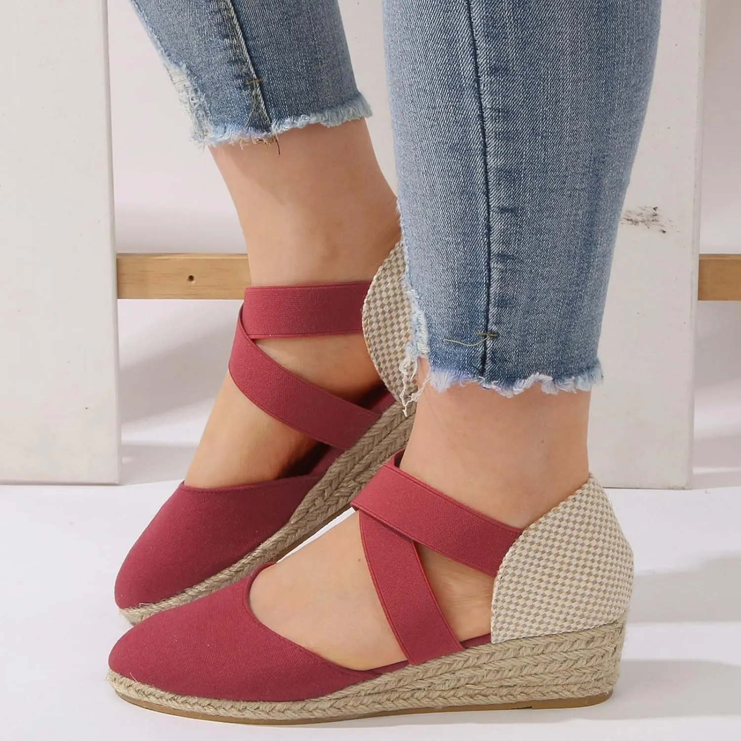 Women's Temperament Platform Sandals Arch Support Sandals Casual Non Slip Wedge Sandals Women's Platform Sandals