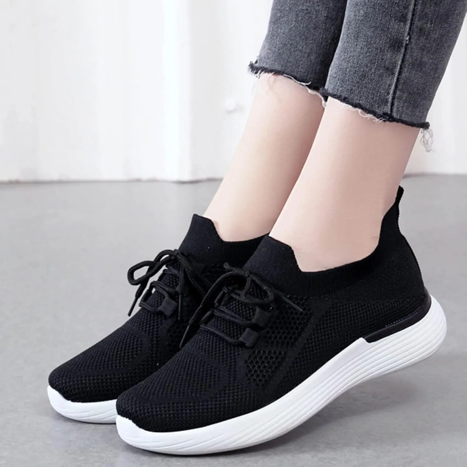 Womens Trail Running Shoes 7.5 Wide Womens Running Shoes Size 9.5 White Womens Non Slip Winter Shoes Womens Shoes 7.5 Wide Width Sneakers All Black Tennis Shoes for Women Slip On