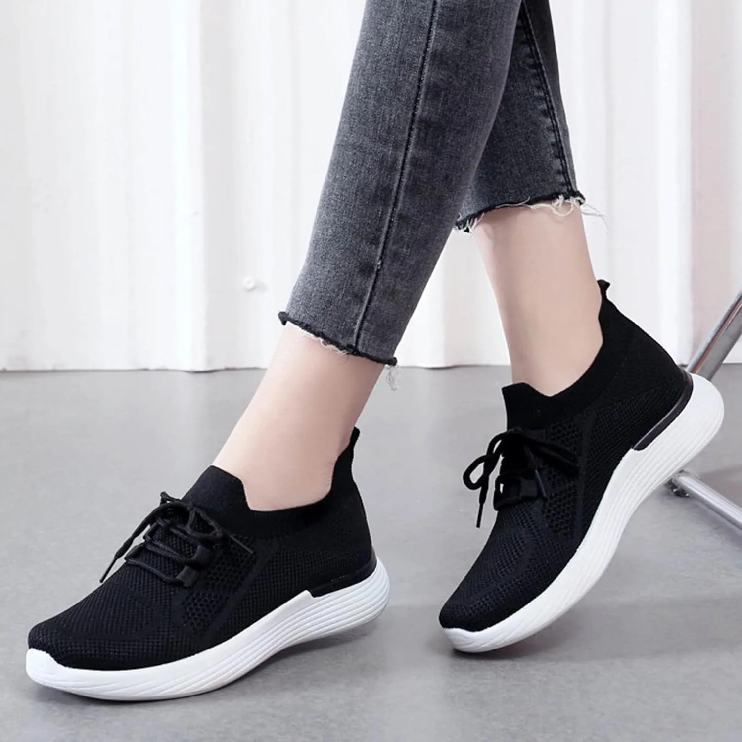 Womens Trail Running Shoes 7.5 Wide Womens Running Shoes Size 9.5 White Womens Non Slip Winter Shoes Womens Shoes 7.5 Wide Width Sneakers All Black Tennis Shoes for Women Slip On