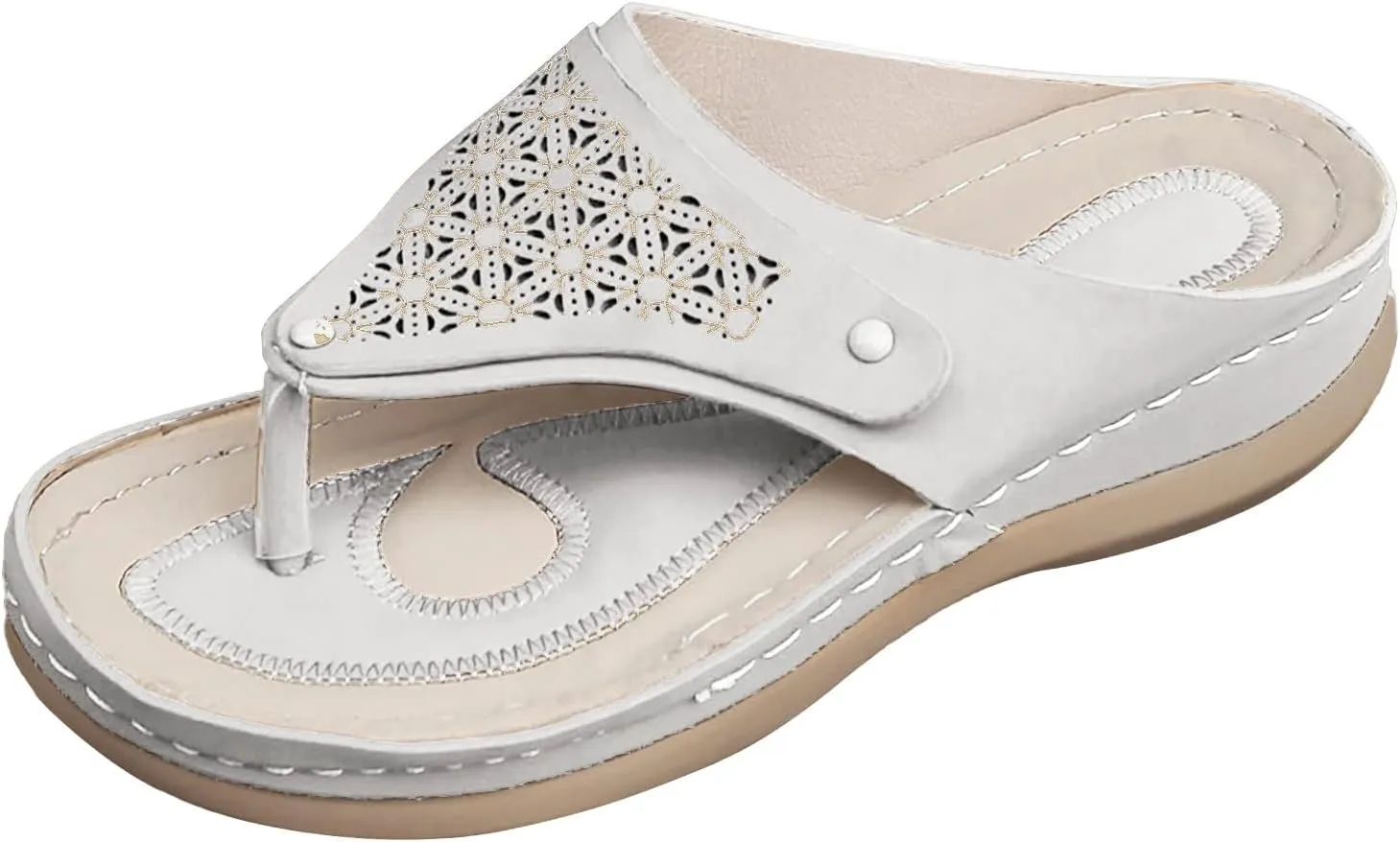 Womens Wedge Heel Sandals Open Toe Ankle Strap Dressy Summer Shoes Comfortable Platform Slides for Casual Beach Walking Outdoor Vacation Orthopedic Shoes for Women