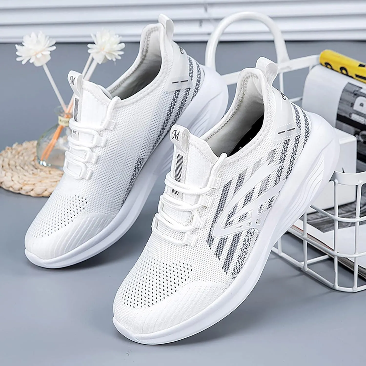 Womens White Platform Sneakers Zapatos Tenis para Corregir Juanetes De Mujer Black Workout Tennis Shoes for Women Black Casual Sneakers Women Women Orthopedic Sneakers Stylish Walking Shoes