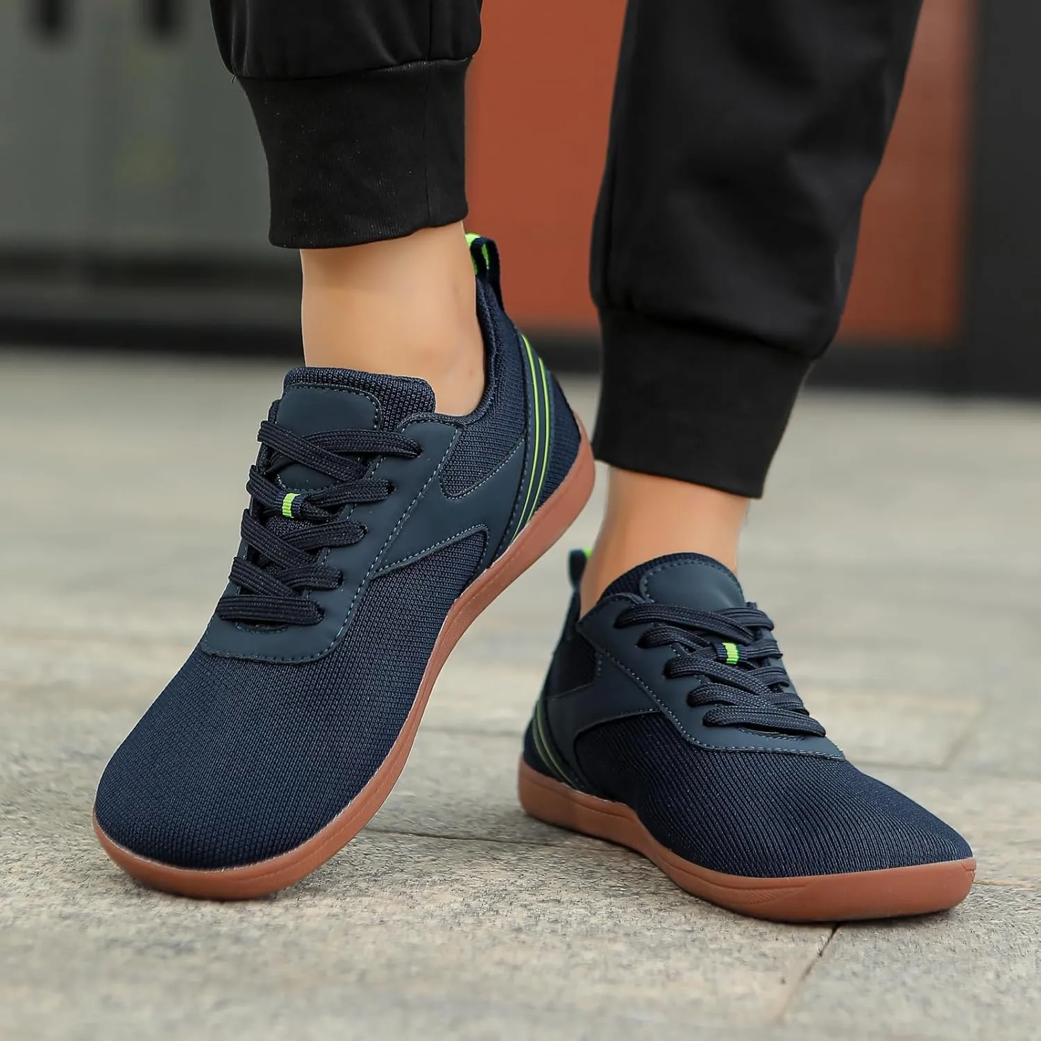 Womens Wide Toe Box Barefoot Cross Trainer Minimalist Zero Drop Sole Casual Running Walking Sneakers