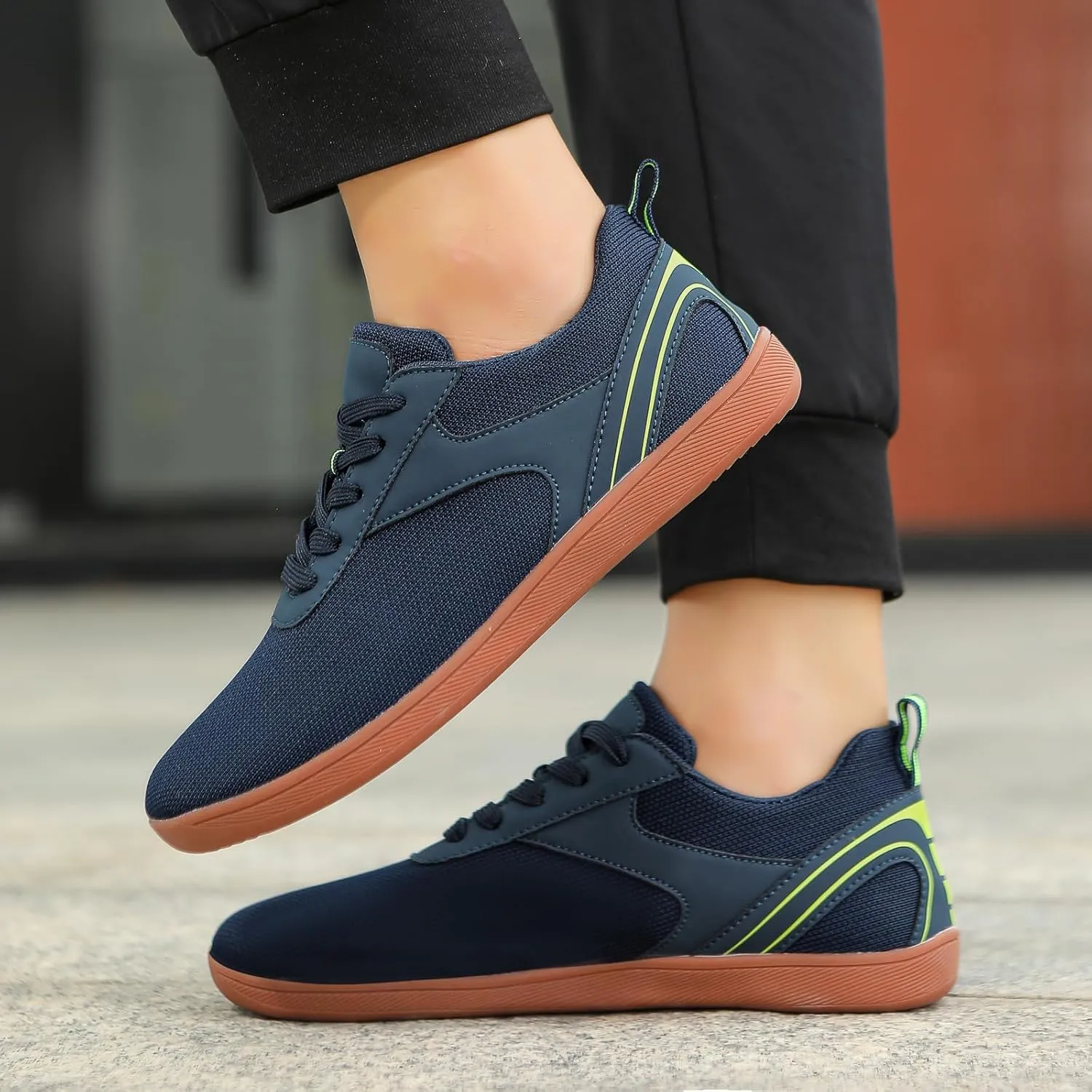 Womens Wide Toe Box Barefoot Cross Trainer Minimalist Zero Drop Sole Casual Running Walking Sneakers