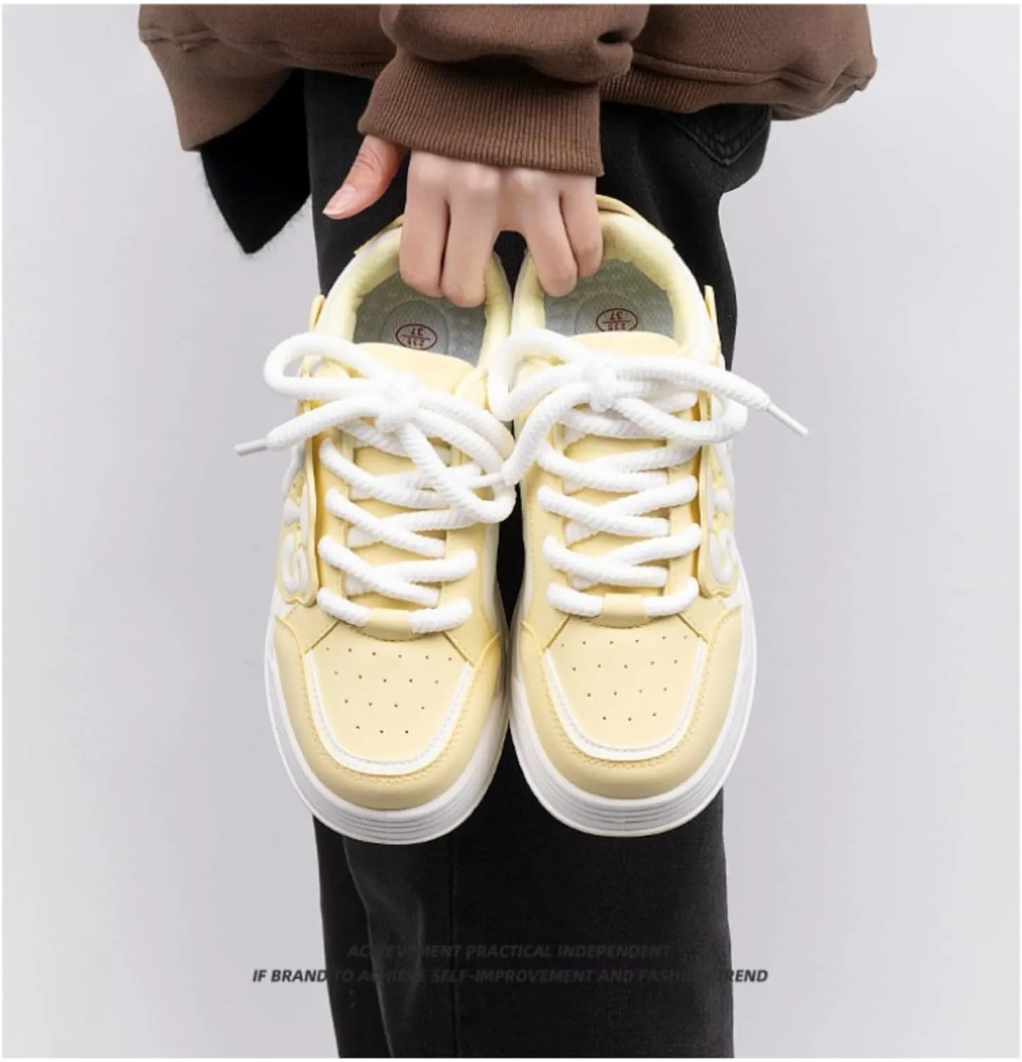Y2K Graffiti Star Sneakers PU Leather Low Top for Women Cute Aesthetic Casual Streetwear Shoes Soft Sole Comfortable Trainers for School Travel Everyday Style
