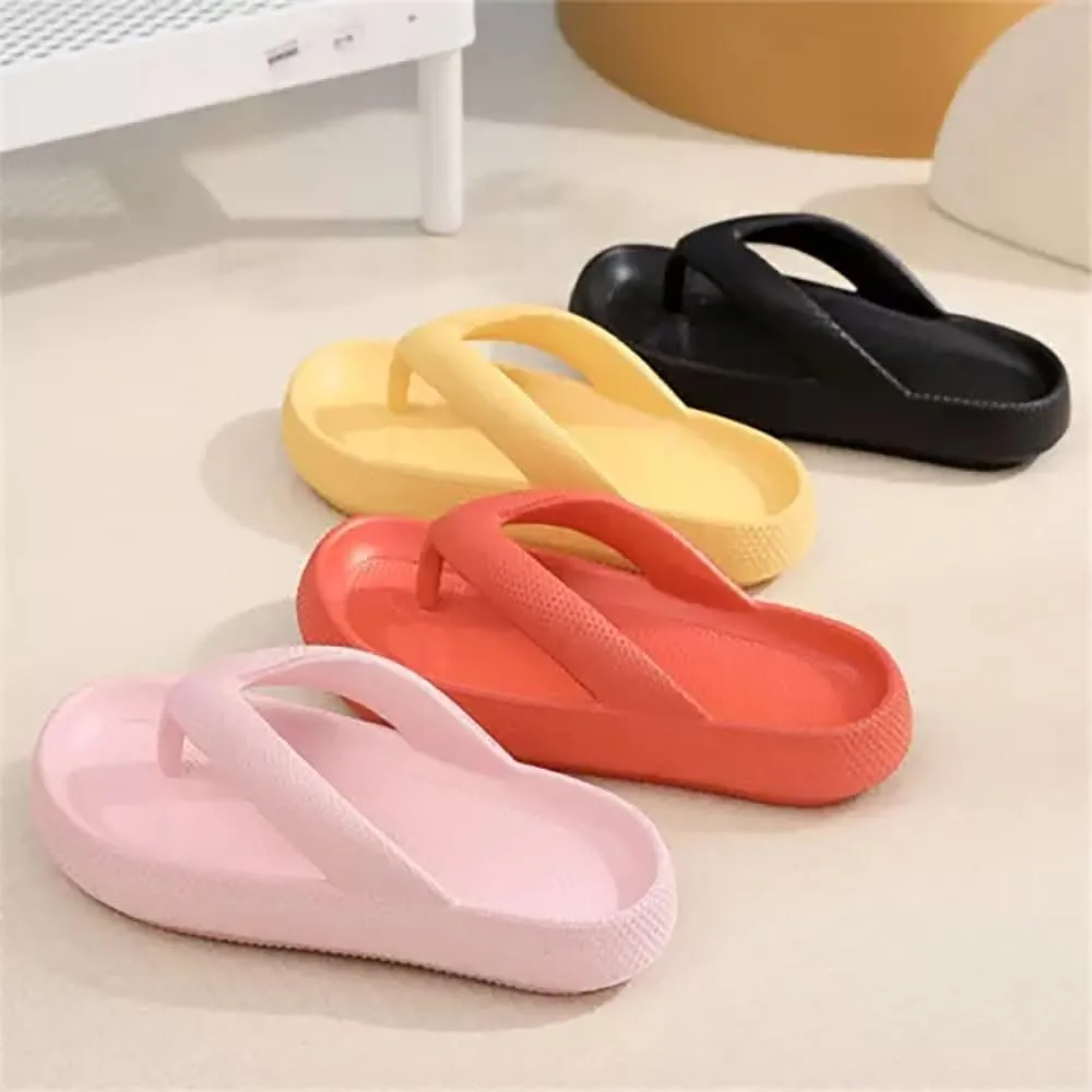 Zureto Cloudies Flip Flops for Women, Cloudies Slides Sandals, Soft Slides Slippers Indoor and Outdoor